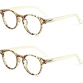 OCCI CHIARI 2 Pack Stylish Reading Glasses For Women Lightweight Designer Acetate frame(Yellow,2.5)