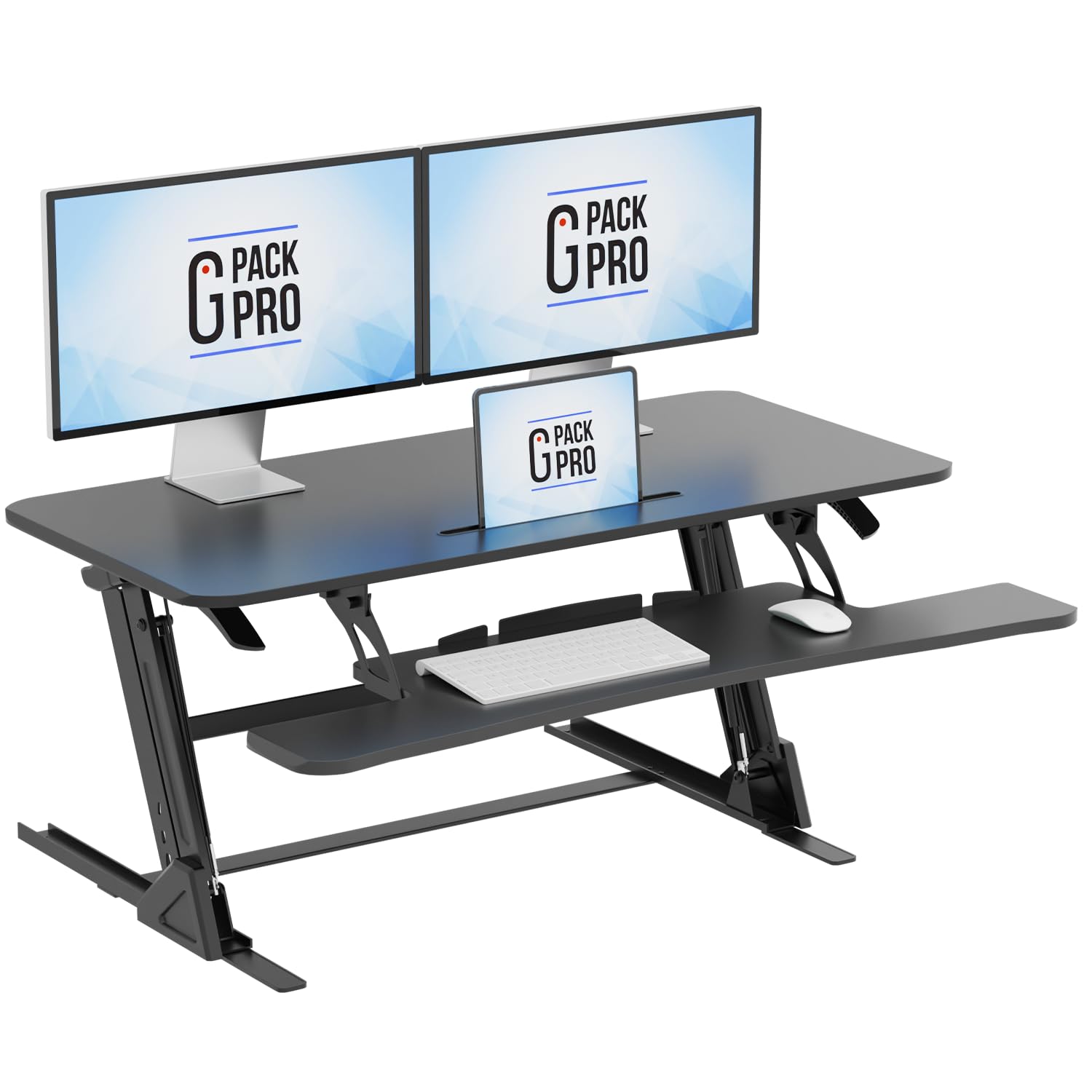 G-PACK PRO Standing Desk Converter – 42" Wide