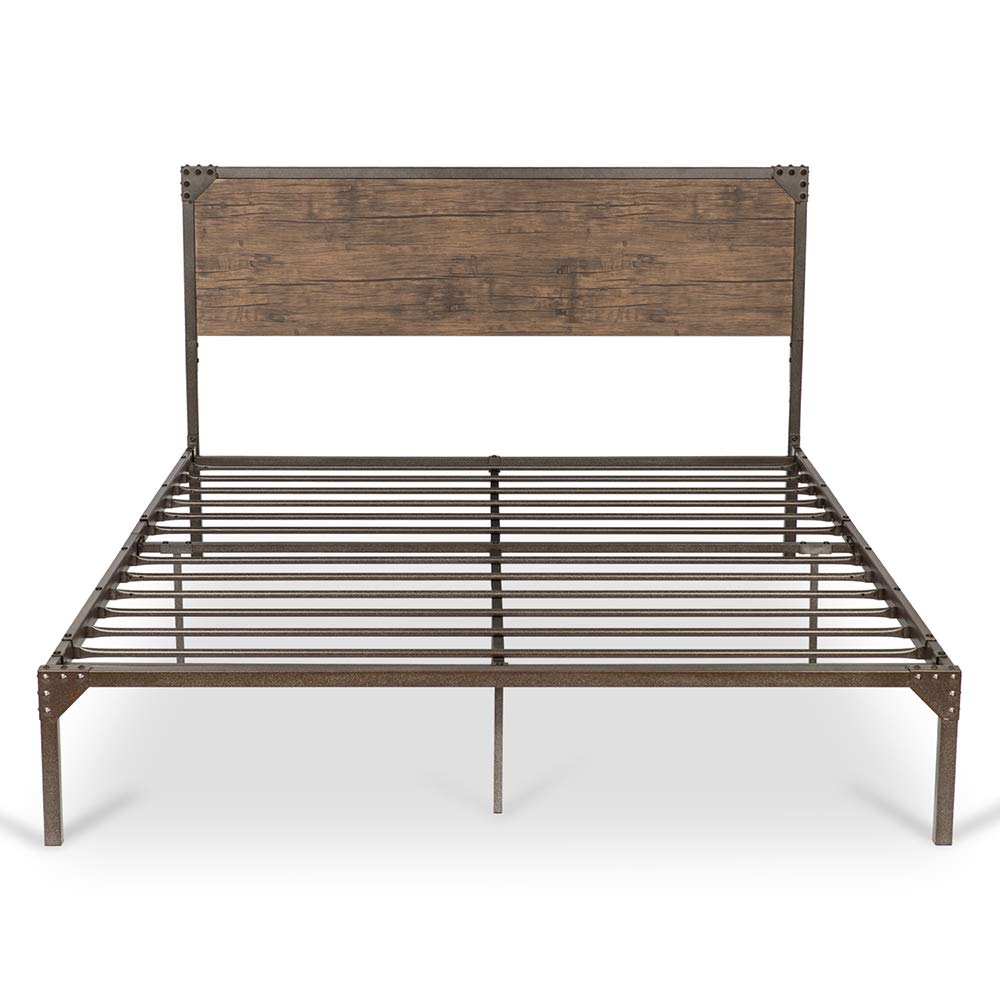 Best brown platform bed frame full