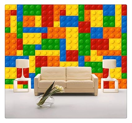 Custom Size 3d Wall Murals Wallpaper For Living Room Lego