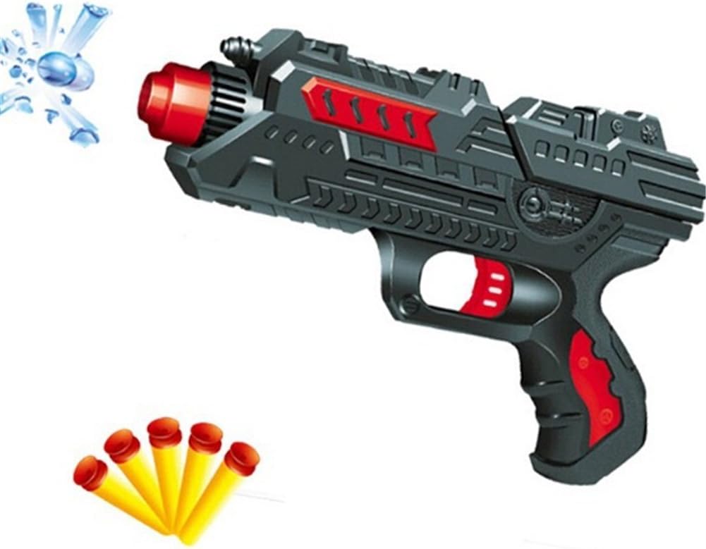 FANWAI Sucker Bullets Water Pistol Dual Pistol Crystal Bomb Toy Gun