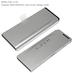 A1280 Laptop Battery for Apple MacBook 13 Inch