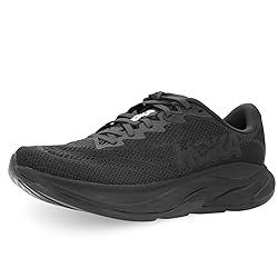 Hoka Men's Rincon 4 Sneaker, Black/Black, 10.5
