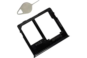 A10e Dual Sim Card Tray Slot Replacement for Samsung Galaxy A10e A102U 5.83 Inch 2019 with Eject pin (Black)