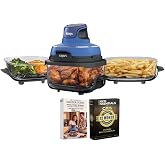 Ninja CRISPi 5-in-1 Portable Glass Air Fry Cooking System Bundle (Renewed) | FN103CO Include Deco Essentials Exclusive 1 Year CPS Enhanced Protection Pack and Deco Gear Unofficial Master Guide