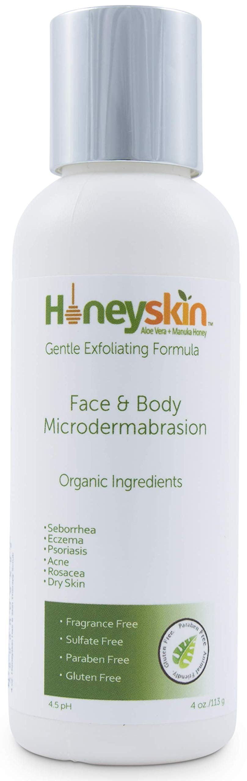 Face and Body Microdermabrasion Scrub Natural Face Exfoliator with