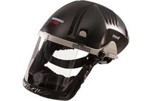 Trend Airshield Pro Full Faceshield, Dust Protector, Battery Powered Air Circulating Mask for Woodworking, AIR/PRO