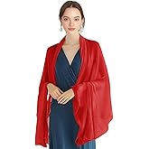 P Pothuiny Women Chiffon Sheer Shawl Wraps for Evening Dresses, 79"x24" Lightweight Soft Chiffon Scarfs Wedding Party Bridal