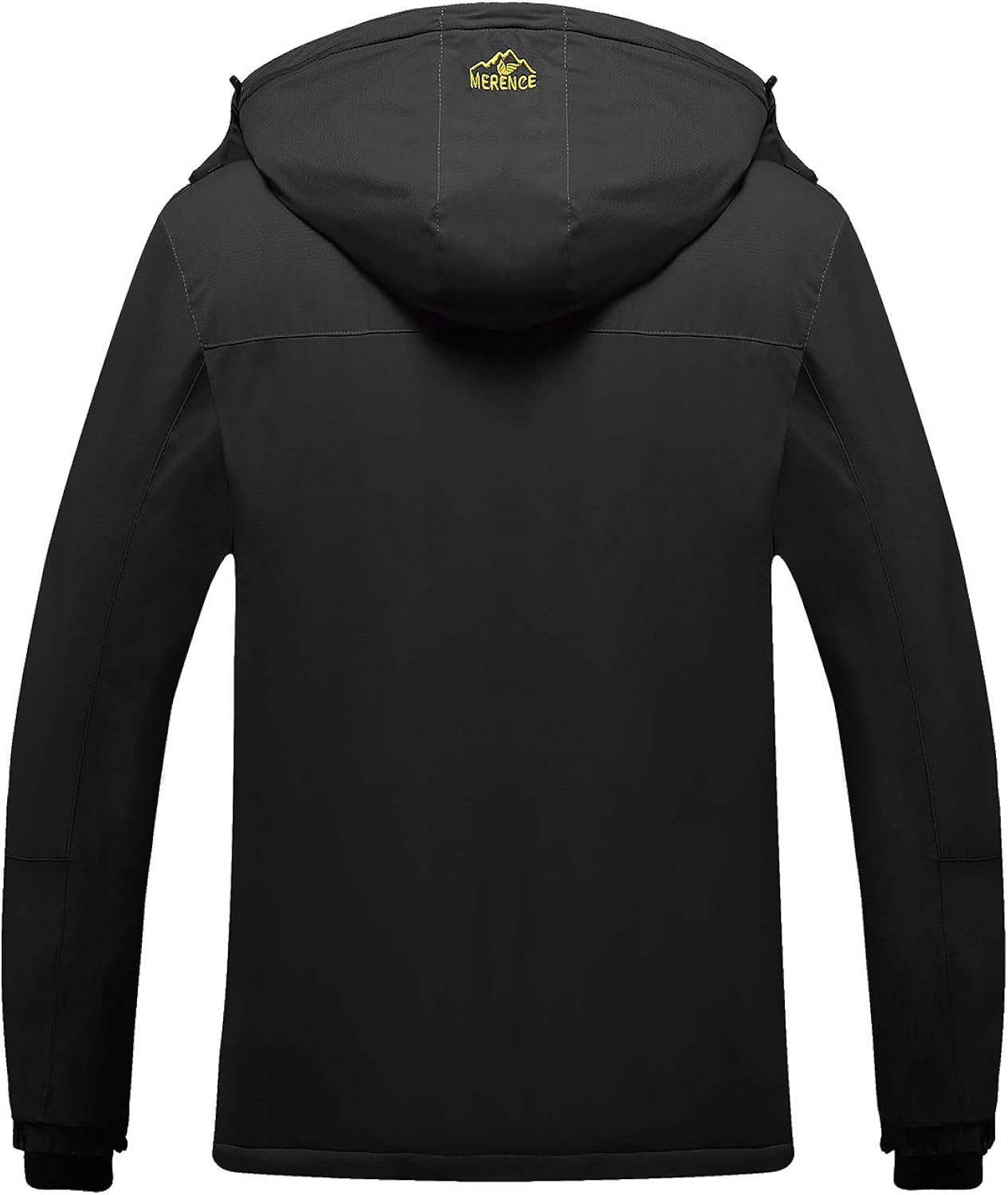 Men's Waterproof Ski Jacket Fleece Windproof Mountain Winter Snow Jacket Warm Outdoor Sports Rain Coat with Hooded: Clothing