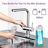 MEXERRIS Spray Mop with 3 Reusable Pads and 2 Bottles - 360° Rotatable Wet Dry view 5