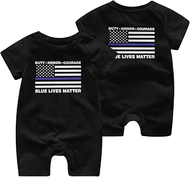 thin blue line baby girl clothes