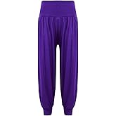 SXME MIGHT SAY Kids' Loose-Fit Harem Pants for Girls – Casual Baggy Trouser for Sports & Dance