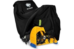 WardWolf Snow Blower Cover, Windproof, Sunproof with Air Vent,Waterproof Heavy Duty 900D Snowblower Cover,Fit Most Single-Sta