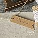 Ling's moment 100 PCS Kraft Paper Gift Tags Bonbonniere Favor Rectangular Hang Tags with Free Natural Jute Twine，2.75