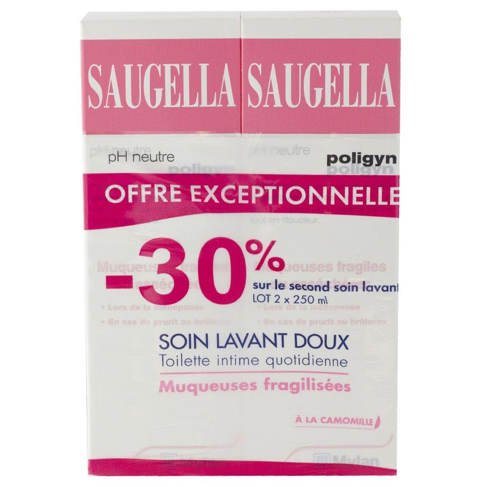 Saugella Poligyn Intimate Cleansing Care 2 x 250ml