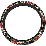 Amazon Com Gdsxlp Anime One Piece Steering Wheel Cover Universal 15 Inch Anti Slip Elasticity Steering Wheel Covers Car Accessories Steering Wheel Protector For Women Man Automotive