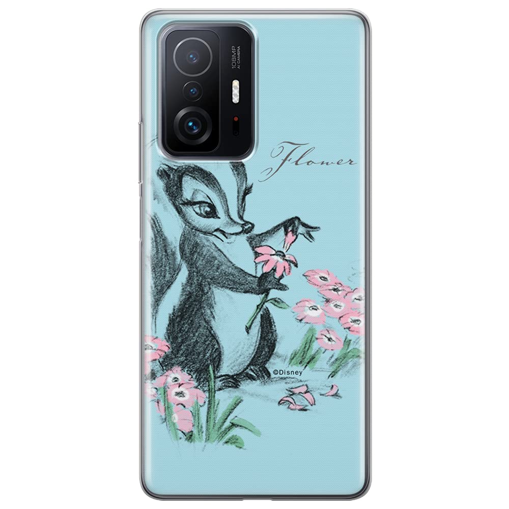 ERT GROUP mobile phone case for Xiaomi 11T 5G / 11T PRO 5G original and officially Licensed Disney pattern Flower Skunk 001 optimally adapted to the shape of the mobile phone, case made of TPU