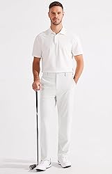 Libin Men's Golf Pants Classic Fit Flat Front Work