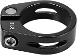 X AUTOHAUX 31.8mm Aluminum Seat Post Clamp Black 1.25 inch view 6