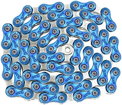 TAYA 11-Speed Anti Scratch Bike Chain, ONZE-111, 120 Links | Galaxy Blue