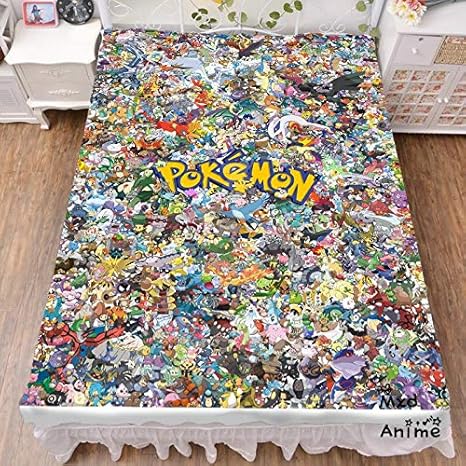 Amazon Mxdfafa 日本のアニメ ポケモン ベッドシーツ スローブランケット 寝具カバー コスプレギフト フラットシーツ ベッドシーツ ベッドシーツ 0cm X 1cm 18bs002 寝具カバー シーツ オンライン通販