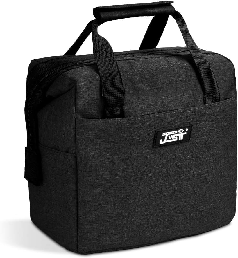 Lunch Bag,Lunch Bag for Men Women Kids,Insulated Lunch Bag Leakproof Resuable Lunch Box Large Capacity Wide Open Lunch Bags with Adjustable Shoulder Strap for Office, School, Work, Picnic Hiking Beach