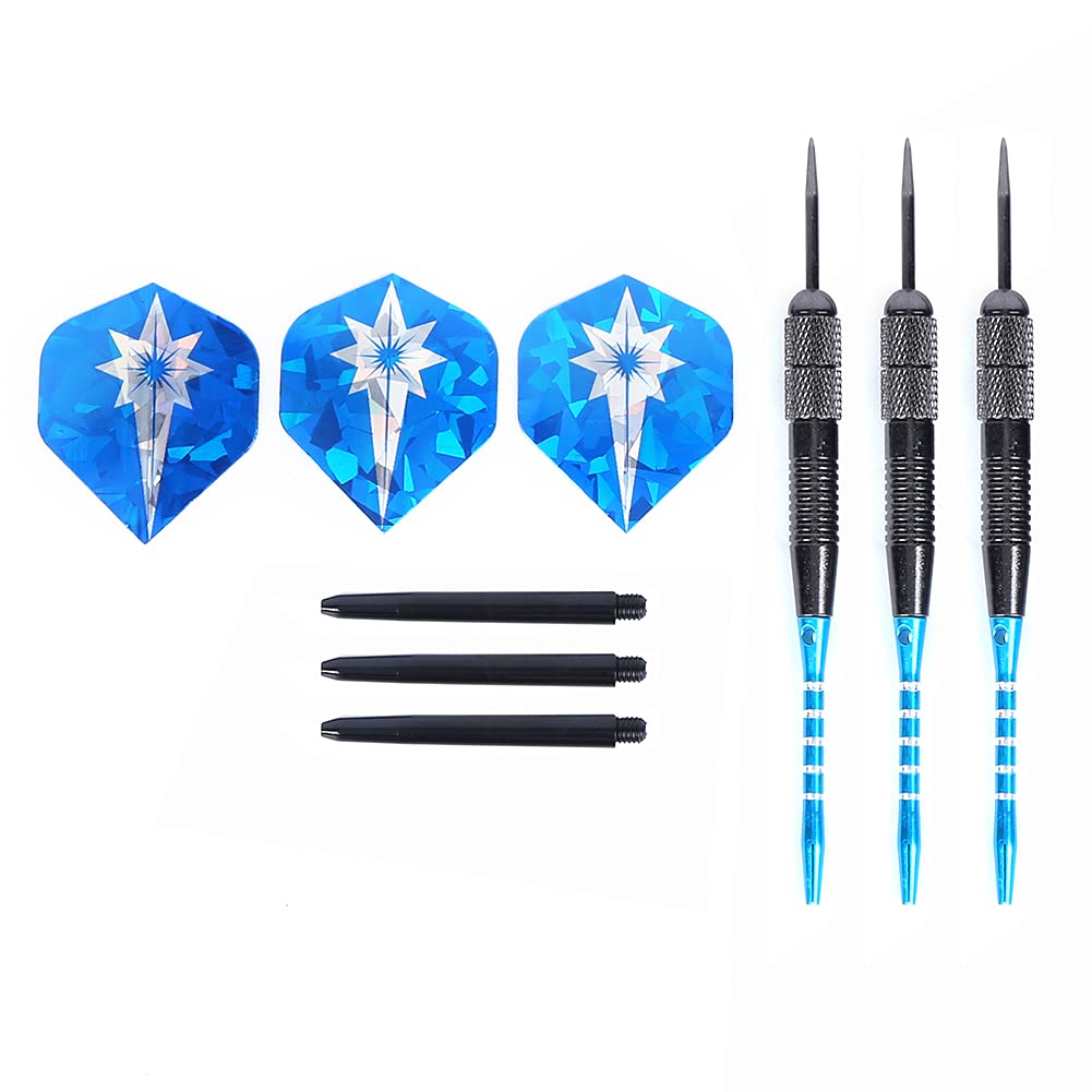 Topyond Professional Darts Set, Tungsten Darts 26g with Flights and Stems, Copper Plated Anti-Fall Tracking, Dart Accessories for Dart Enthusiast