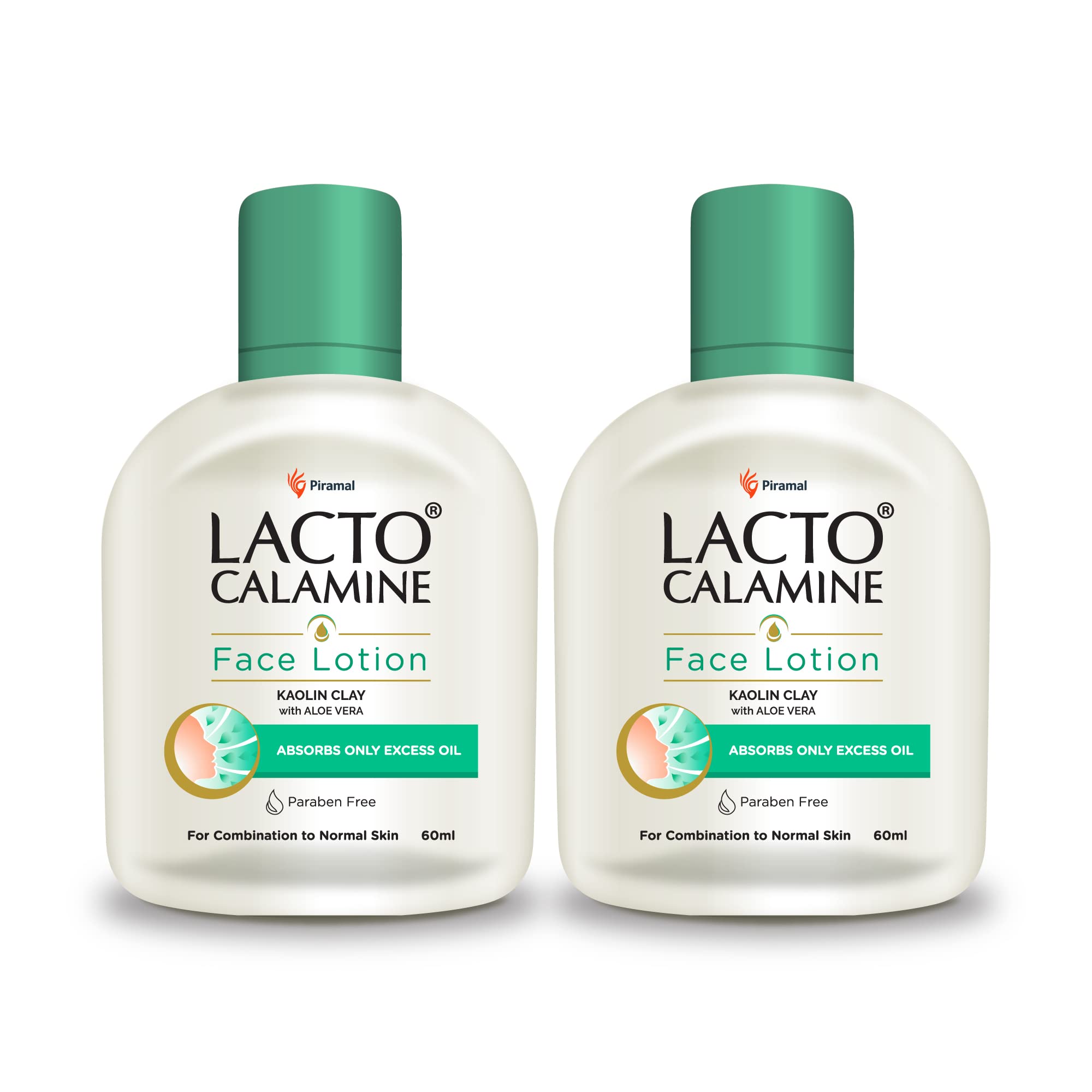 Lacto Calamine Combination to Normal Skin Oil Balance Lotion 60ml (Pack of 2)