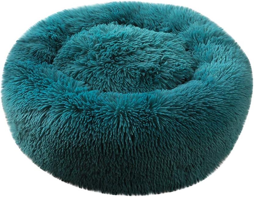 Pikolai Calming Bed for Cats Dogs Washable, Cozy Pet Beds Fur Donut Cuddler Puppy Kitten Bed Indoors Self Warming Doggy Bed,Mini Medium Large Sized Multiple Colors