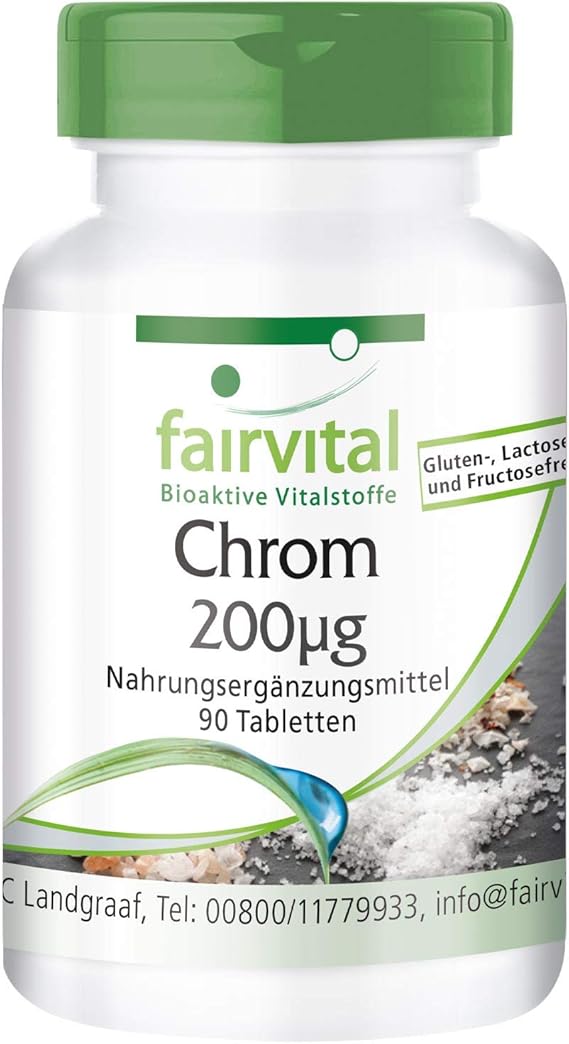 Chromium 200mcg from Chromium picolinate Bulk Pack for 3 Months