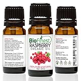 BioFinest Raspberry Seed Organic Oil - 100% Pure Cold-Pressed - Best Moisturizer For Hair, Face & Skin - Essential Omega-6, Antioxidant, Vitamin A & E - FREE E-Book (10ml)