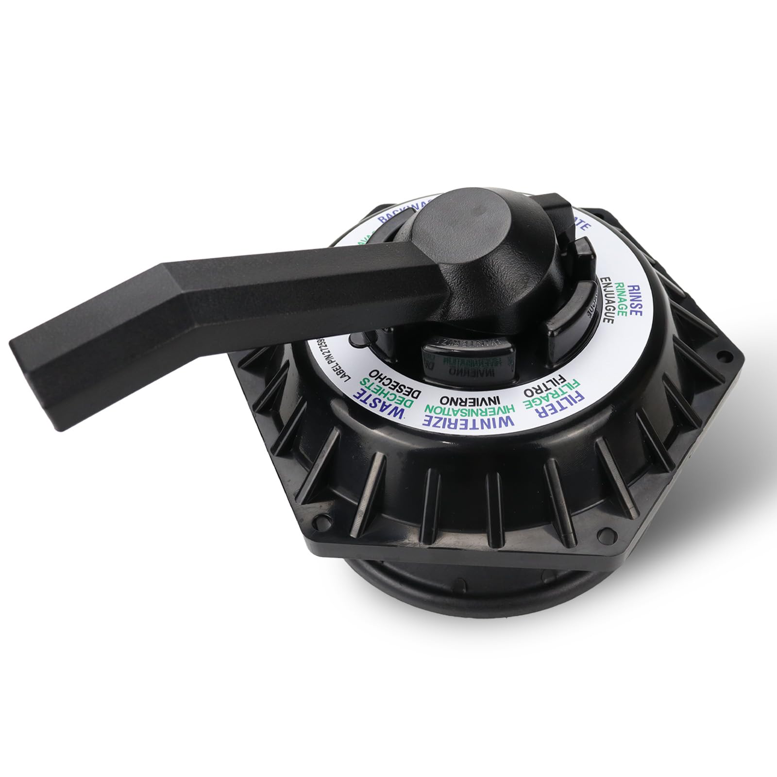 Photo 1 of 272531 Hi-Flow 6-Way Multiport Top Valve Compatible with Pentair Sand Dollar Pool and Spa Sand Filters, 1-1/2 inch Clamp Style Valve, Replace 262504 262505 262506