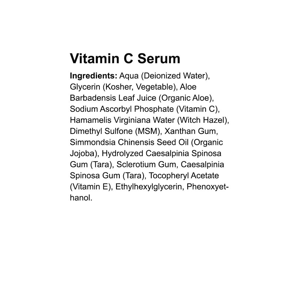 Vitamin C Serum for Face - Anti Aging Facial Serum - 1oz: Beauty
