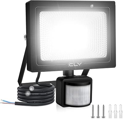 CLY 25W Outdoor Security Light LED Floodlight 2100 Lumen IP66 Motion Sensor