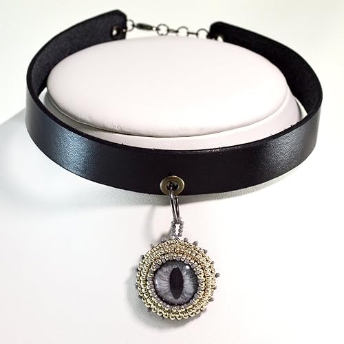 goth cat collar