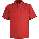 HABIT Men's Trappers Cabin Hybrid Short Sleeve Shirt