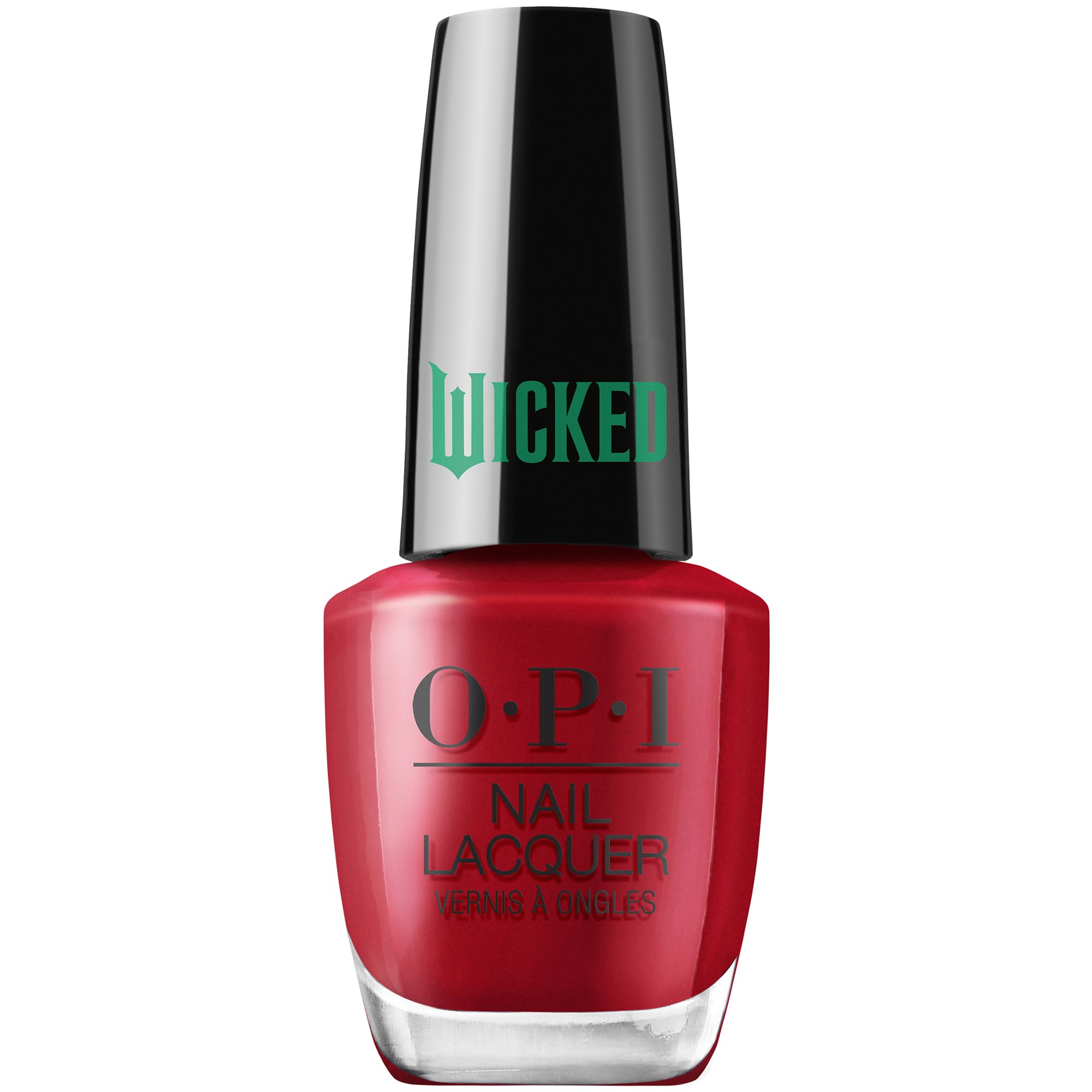 OPI Nail Lacquer, Red Nail Polish, Up to 7 Days of Wear, Chip Resistant & Fast Drying, x Wicked Limited Edition Collection, Nessa-ist Rose, 0.5 fl oz