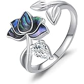 925 Sterling Silver Simple Ring Adjustable Open Ring Jewelry Gift for Women Christmas Birthday Engagement Wedding Rings Trendy