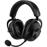 Logitech G PRO X3 Lightspeed Gaming Headset - Black | 48 kHz Mic, 50 mm Graphene Drivers, 7.1 Surround, Bluetooth, PC, PS5
