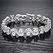 Opk Jewelry Platinum Plated Cubic Zirconia bracelet For women Wedding Jewelry