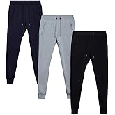 Galaxy by Harvic Womens Jogger Pants - 3 Pack Moisture Wicking Sweatpants Women - Athletic Fleece Joggers for Women (S-3X)