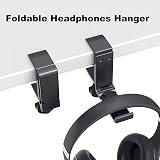 tempsnug Aluminum Foldable Headphone Stand Holder with Cable Organizer Non-Slip view 2