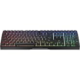 Cherry MX 3.0S Wireless, Mechanical Gaming Keyboard, Bluetooth, 2.4 GHz &amp; Wired Mode, RGB Lighting, Aluminum Housing, Rechargeable, MX RED Switches, Black