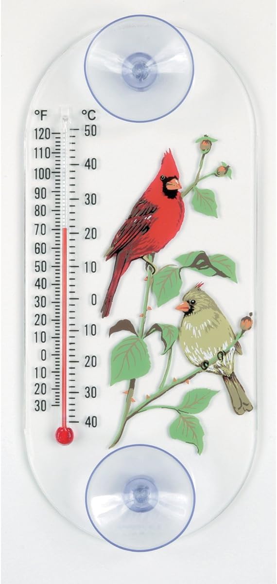 Aspects 062 Cardinal Pair Window Thermometer Outdoor