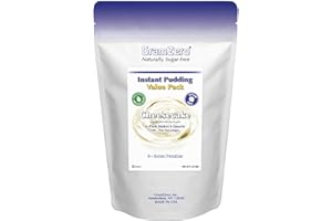 GramZero Cheesecake Sugar Free Pudding Mix 6-Pack, Great For Nutrition Club Meal Replacement Shakes, Low Calorie Dessert, Stevia Sweetened