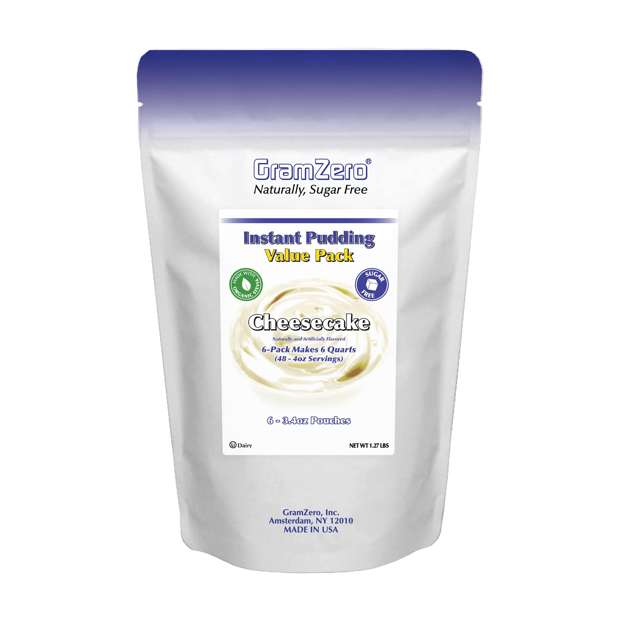 GramZero Cheesecake Sugar Free Pudding Mix