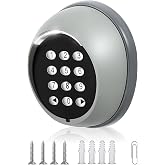 Moonshan Universal Wireless Keypad for 433MHz Gate Openers Waterproof Digital Code Entry Gate Keypad Compatible with Automatic Swing Sliding Gate Opener, Outdoor Remote Accessory