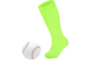 Century Star Girls Soccer Socks Kids Softball Socks Knee High Sock for Toddler Baseball Sock Long Sport Stockings