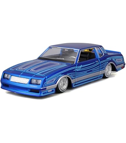 Amazon.com: 1986 Chevy Monte Carlo SS Lowrider Candy Blue with