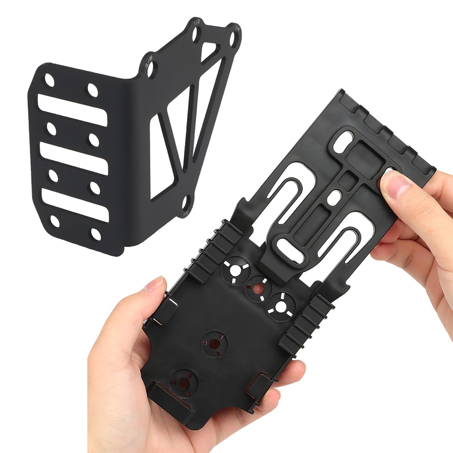 Zhongren Tourniquet Holder Adapter with QLS Kit Tactical Extension Adapter Quick Pull Holster Holder Adjustable Angle for Can Carry Hemostatic Box/Function Box